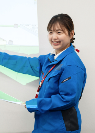 写真：各部署の様子