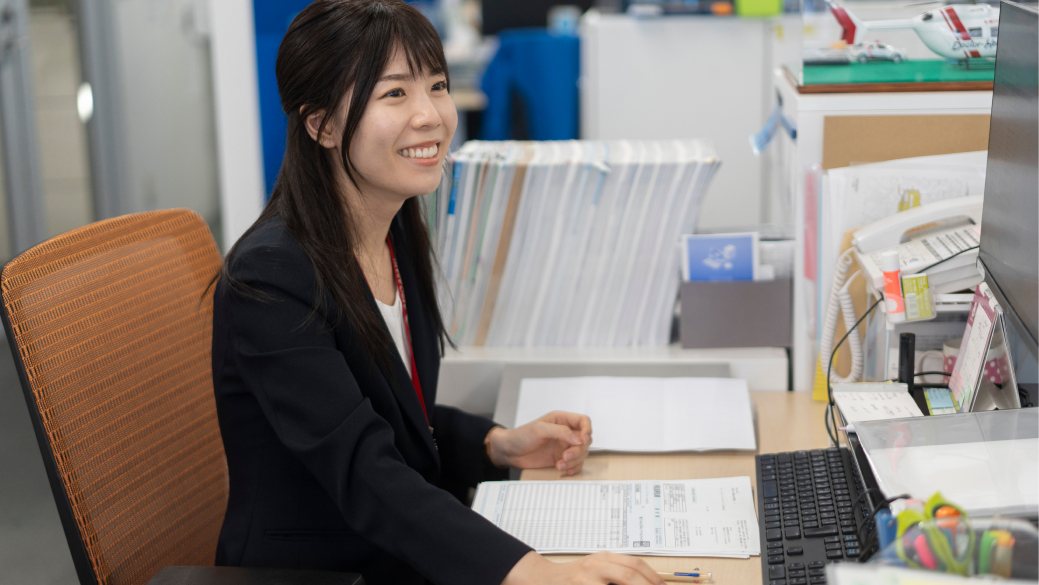 写真：総務部の様子