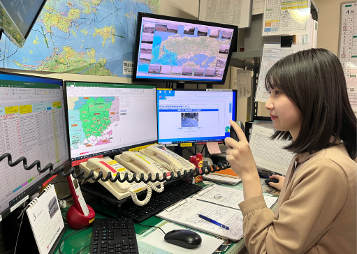 写真：運航部の様子