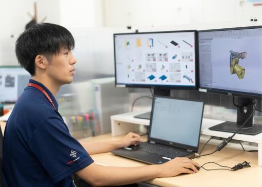 写真：品質保証部の様子
