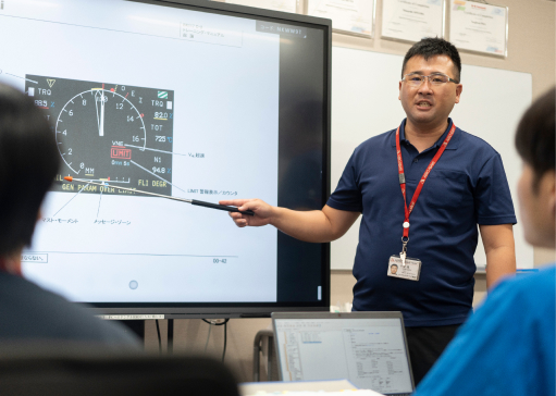 写真：訓練部の様子